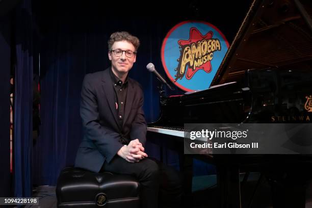 Composer/musician Nicholas Britell performs at Amoeba Music on February 5, 2019 in Hollywood, California.
