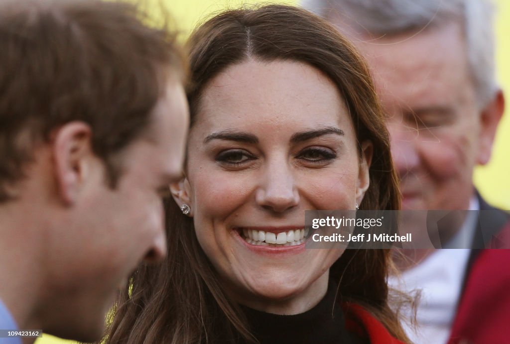 Prince William And Kate Middleton Visit The University Of St Andrews