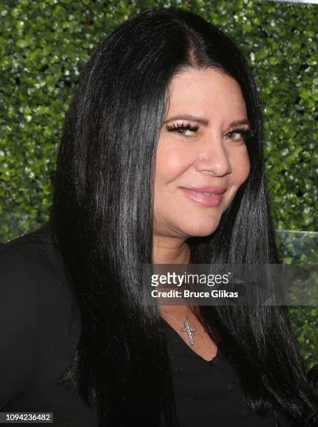Karen Gravano poses at The Urban Skin Galentine's Day Event hosted by Eva Marcille & Founder/Medical Aesthican Rachel Roff at Pure Space on February...