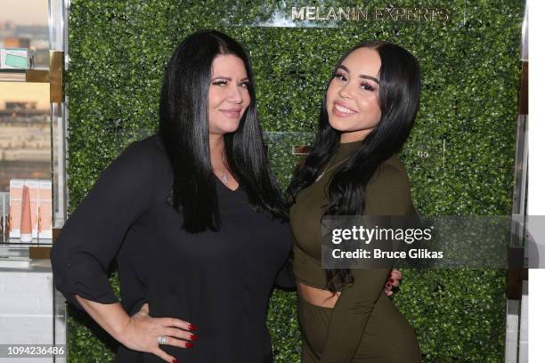 Karen Gravano and Karina Seabrook pose at The Urban Skin Galentine's Day Event hosted by Eva Marcille & Founder/Medical Aesthican Rachel Roff at Pure...