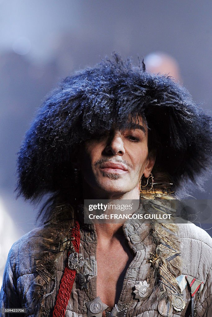 British fashion designer John Galliano i