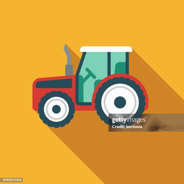 tractor children's toy icon - toy truck stock illustrations