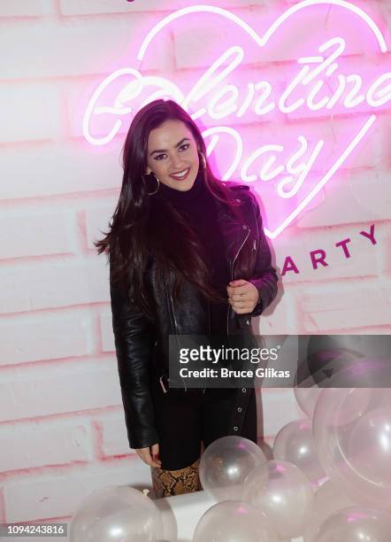 Natalie Negrotti poses at The Urban Skin Galentine's Day Event hosted by Eva Marcille & Founder/Medical Aesthican Rachel Roff at Pure Space on...