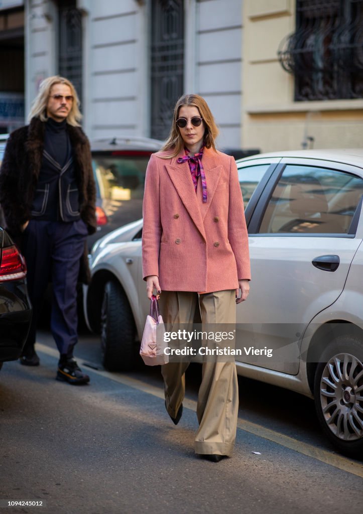 Street Style: January 14 - Milan Men's Fashion Week Autumn/Winter 2019/20