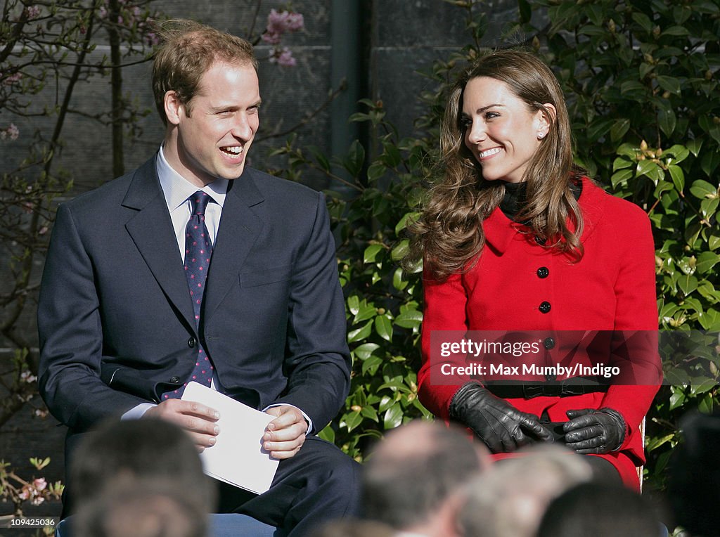 Prince William And Kate Middleton Visit University Of St Andrews