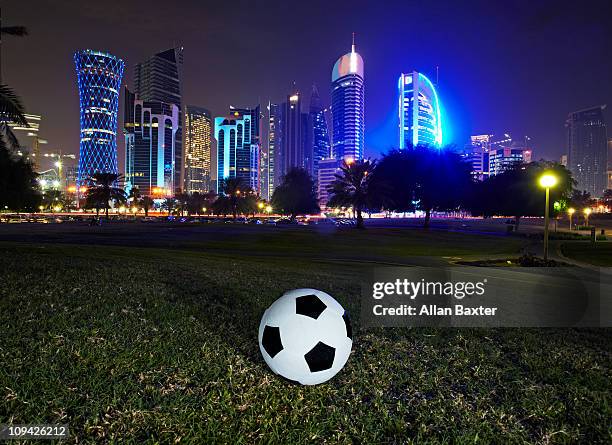 football - doha stockfoto's en -beelden