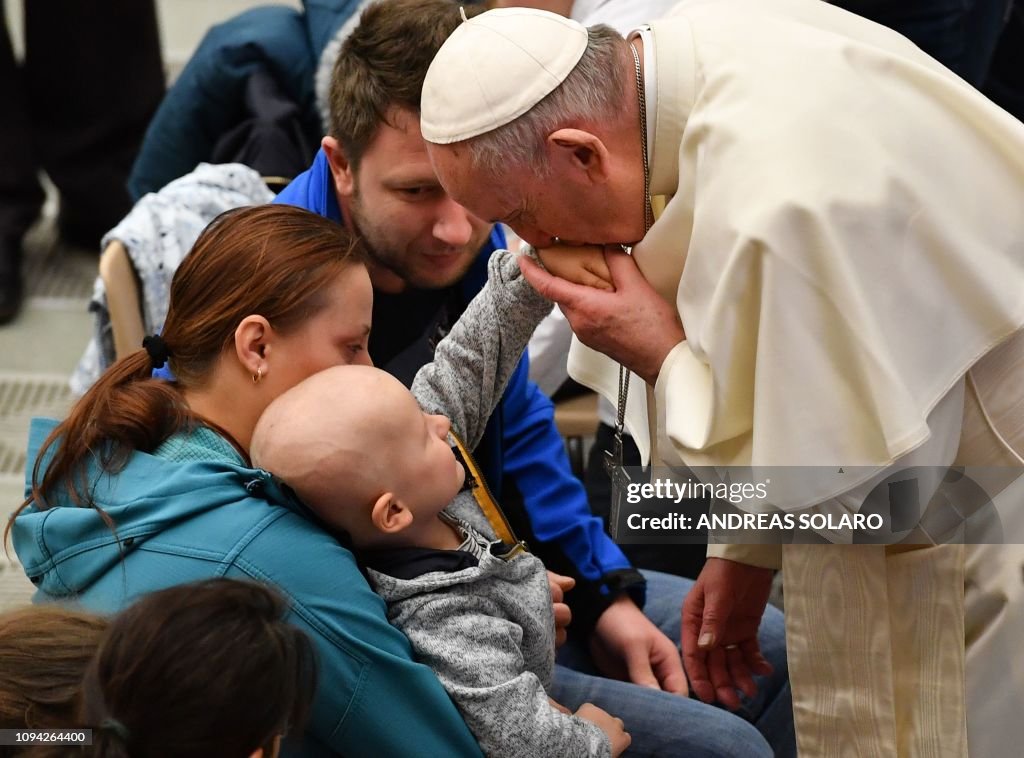 VATICAN-POPE-AUDIENCE