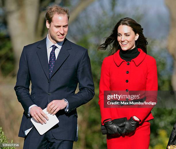 Prince William and Kate Middleton visit the University of St Andrews as part of it's 600th anniversary celebrations at University of St Andrews on...