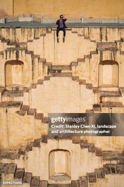 panna meena ka kund - step well ストックフォトと画像