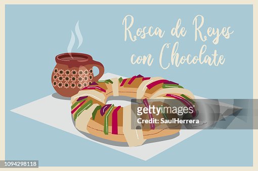 12 Ilustraciones de Rosca De Reyes - Getty Images