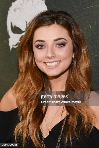 Giorgia Whigham attends Marvel's "The Punisher" Los Angeles Premiere at ArcLight Hollywood on January 14, 2019 in Hollywood, California.