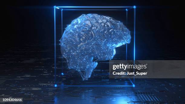 artificial intelligence technology - money robot stock pictures, royalty-free photos & images