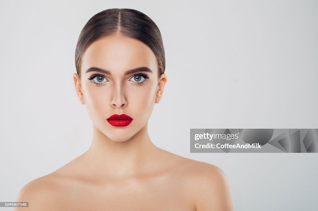 Beautiful woman with make-up