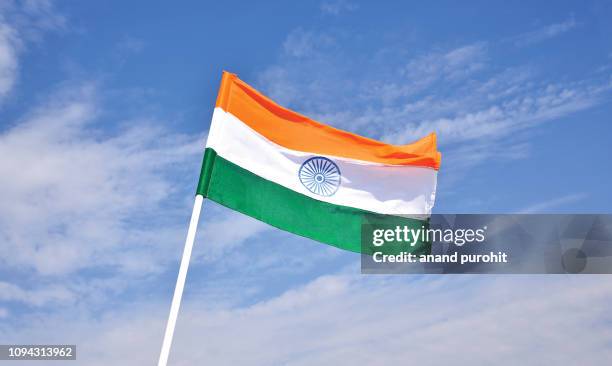 indian independence day - indian republic day - indian national flag - republic day photos et images de collection