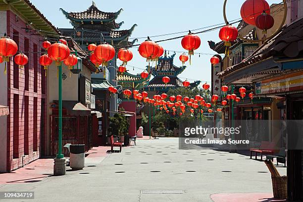 chinatown, downtown la, los angeles county, california, usa - chinatown stock pictures, royalty-free photos & images