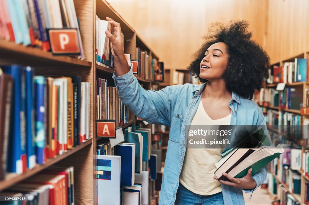 Auf der Suche nach Bücher für die Hausaufgaben-Projekt