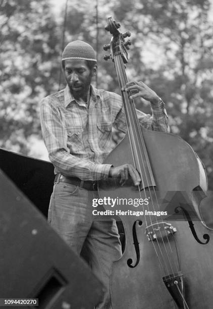 Ron Carter, Capital Jazz Festival, Knebworth, Herts, July 1982. Artist Brian O'Connor.