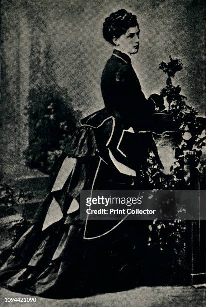 Winston Churchill's American Mother', circa 1880s, . Portrait of Lady Randolph Churchill , society beauty born Jennie Jerome. She was the wife of...