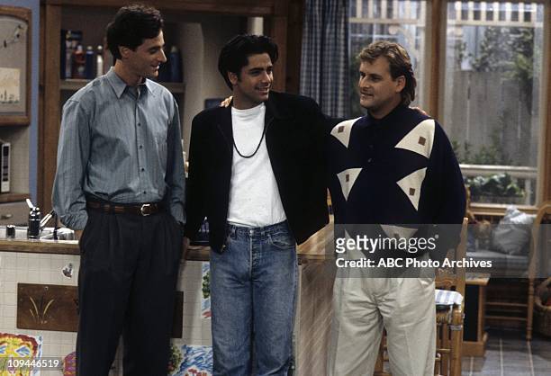 Double Trouble" - Airdate: September 17, 1991. BOB SAGET;JOHN STAMOS;DAVE COULIER