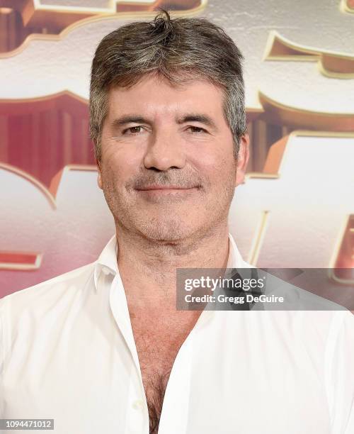 Simon Cowell arrives at "America's Got Talent: The Champions" Finale at Pasadena Civic Auditorium on October 17, 2018 in Pasadena, California.