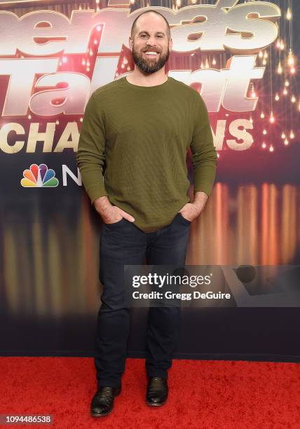 Jon Dorenbos arrives at "America's Got Talent: The Champions" Finale at Pasadena Civic Auditorium on October 17, 2018 in Pasadena, California.