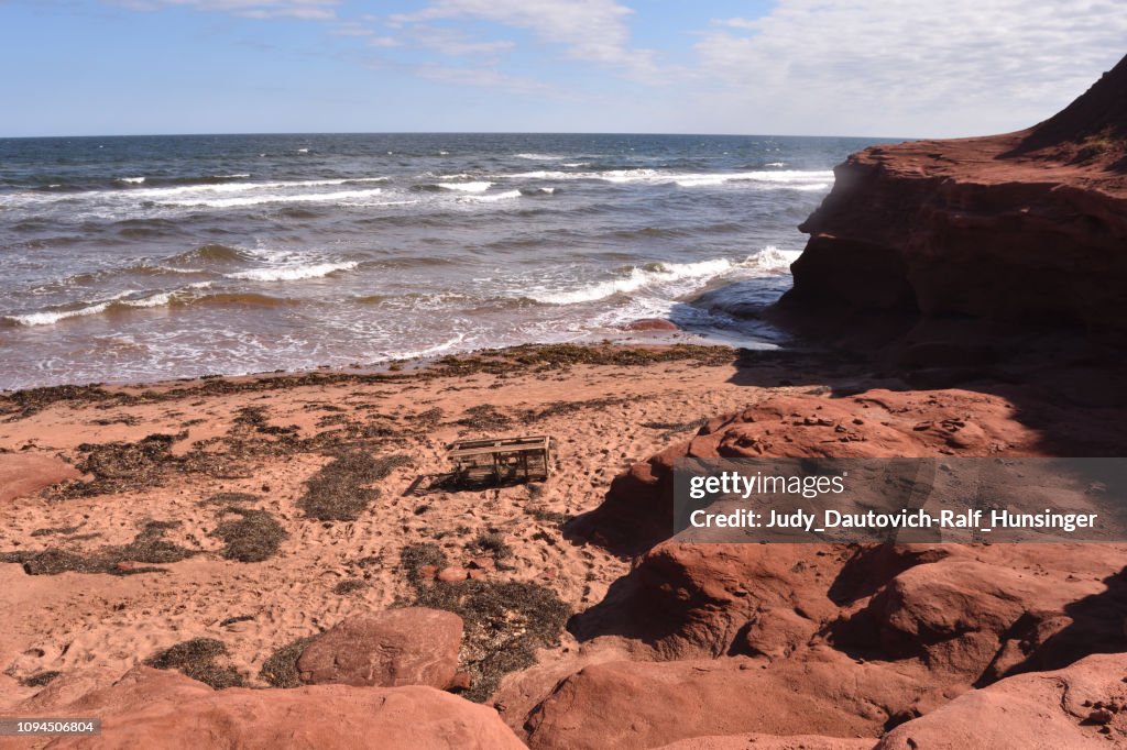 Red Rocks Sculpted by Tides Darnley Prince Edward Island