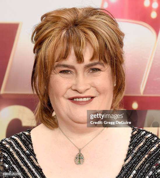 Susan Boyle arrives at "America's Got Talent: The Champions" Finale at Pasadena Civic Auditorium on October 17, 2018 in Pasadena, California.