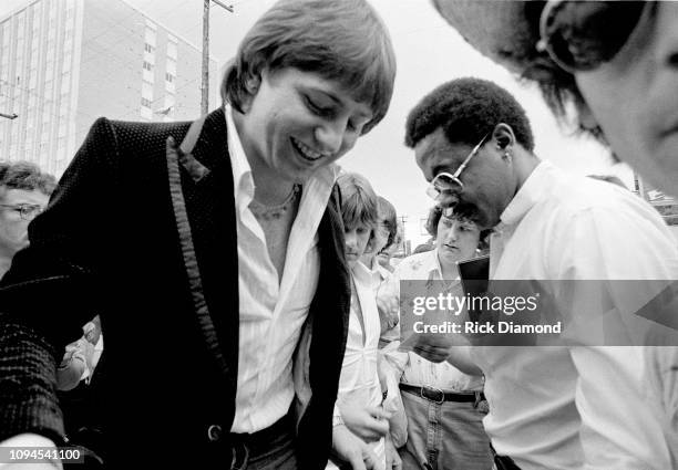 S Greg Lake of Emerson, Lake and Palmer at Peaches Records & Tapes in Atlanta Georgia June 23, 1977