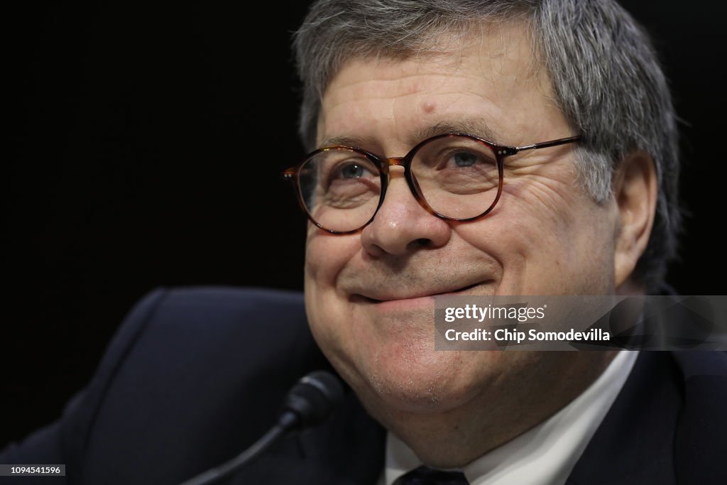 Senate Holds Confirmation Hearing For Attorney General Nominee William Barr