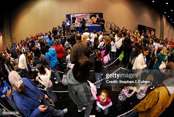 General view of Nathan Kress fans at the 48th Annual Carl Casper's Custom and Louisville auto show at theKentucky Exposition Center on February 26,...