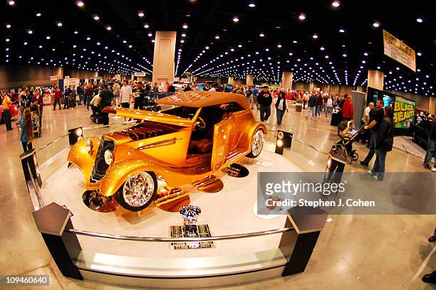General view of the 48th Annual Carl Casper's Custom and Louisville auto show at theKentucky Exposition Center on February 26, 2011 in Louisville,...