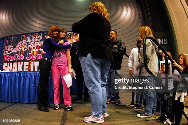 Bella Thorne poses with fans during the 48th Annual Carl Casper's Custom and Louisville auto show at theKentucky Exposition Center on February 26,...