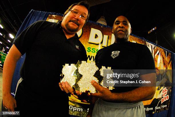 Ted DiBiase and Virgil attend the 48th Annual Carl Casper's Custom and Louisville auto show at theKentucky Exposition Center on February 26, 2011 in...