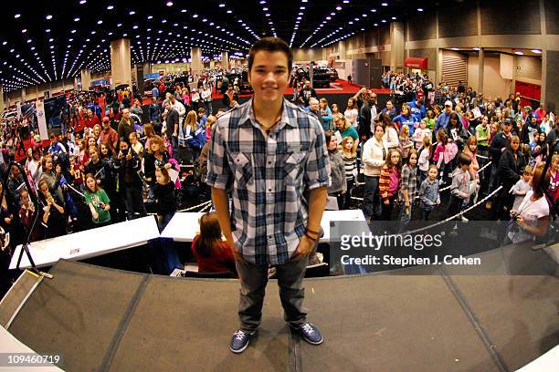 Nathan Kresssigns attends the 48th Annual Carl Casper's Custom and Louisville auto show at theKentucky Exposition Center on February 26, 2011 in...