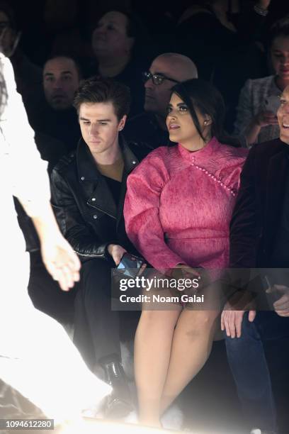 Denise Bidot attends the 11 Honore front row during New York Fashion Week: The Shows at Gallery I at Spring Studios on February 6, 2019 in New York...