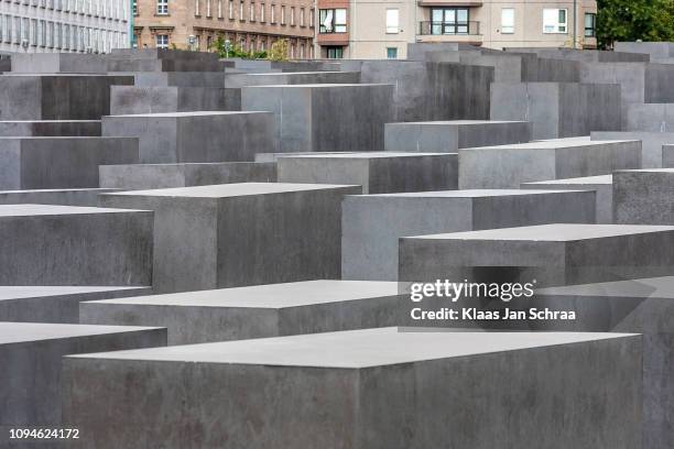 memorial for the murdered jews of europe in berlin, germany - murder victim stock pictures, royalty-free photos & images