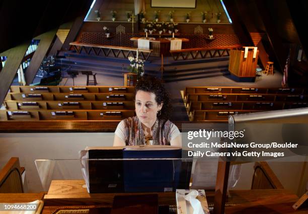 Best2 Music director Audrey Herrmann plays the new Allen organ at Messiah Lutheran Church, 1335 Francis St., Tuesday. April 14, 2015 To view a video...