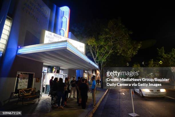 The new lights illuminating the Longmont Theatre Company's marquee were turned on Thursday night at 513 Main St. A year-long fundraiser and two weeks...