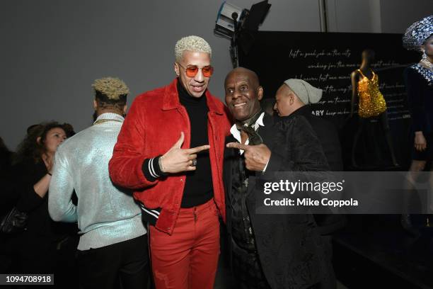 Miles Chamley Watson and Dapper Dan attend Harlem's Fashion Row Special Event during New York Fashion Week: The Shows at Gallery II at Spring Studios...