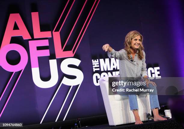 Author of "Love Warrior" & Founder of Together Rising Glennon Doyle speaks onstage during The 2019 MAKERS Conference at Monarch Beach Resort on...