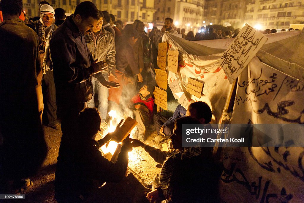 Cairo Protests Continue With Mubarak Out