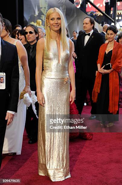 Actress Gwyneth Paltrow arrives at the 83rd Annual Academy Awards held at the Kodak Theatre on February 27, 2011 in Hollywood, California.