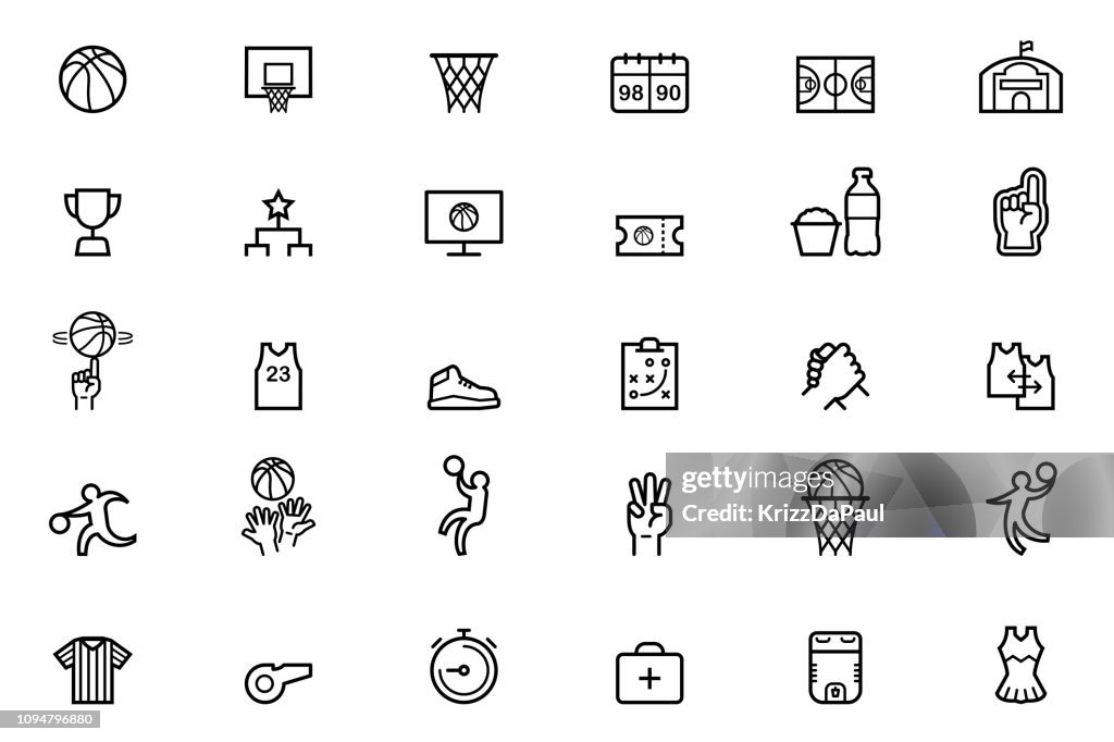 Basketball-Icons