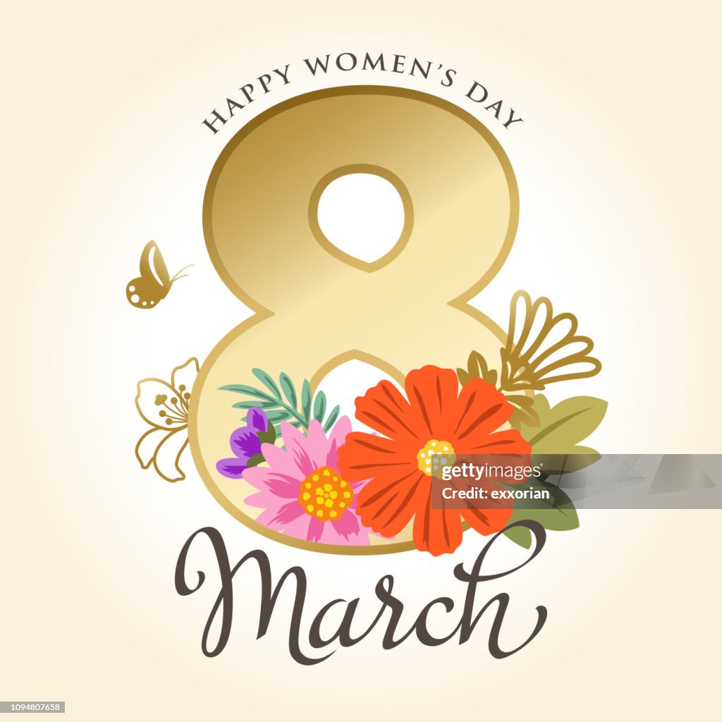 8 March Flower Bouquet