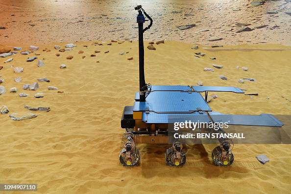 Airbus Rover TOPSHOT - A picture shows a working prototype of the newly named ...