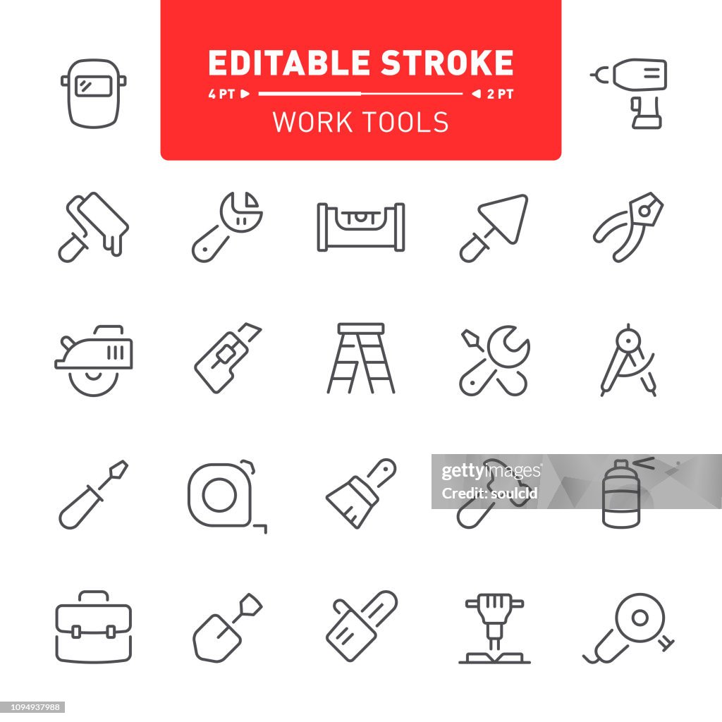 Work Tools Icons