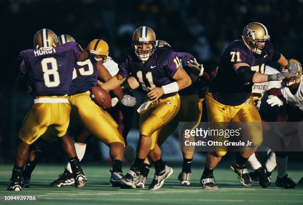 Marques Tuiasosopo, Quarterback for the University of Washington Huskies during the NCAA Pac-10 Conference college football game against the Arizona...