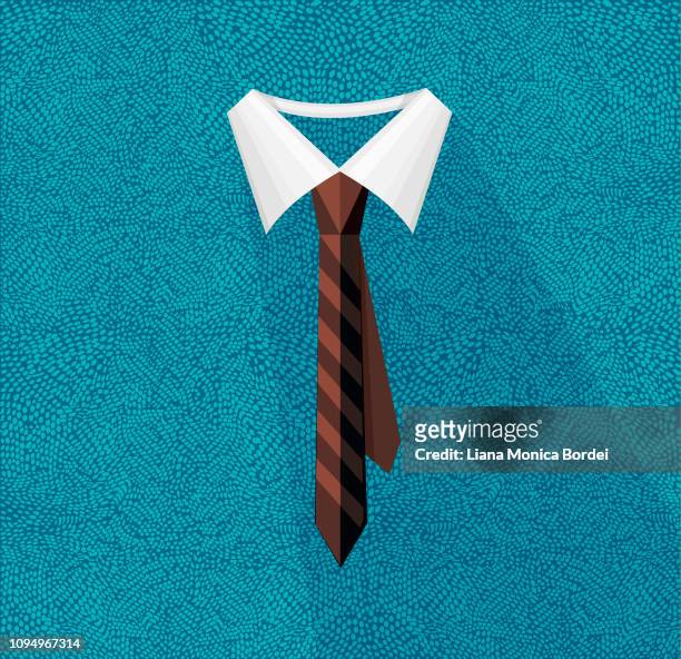 necktie - collar stock illustrations