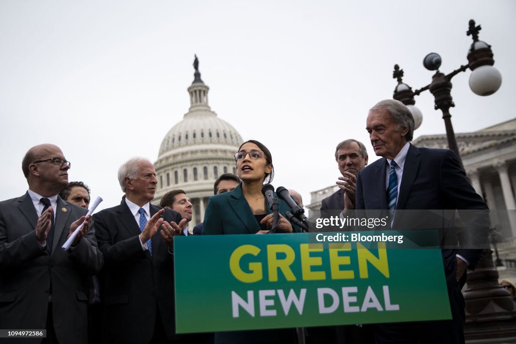 Representative Alexandria Ocasio-Cortez Announces Green New Deal Legislation