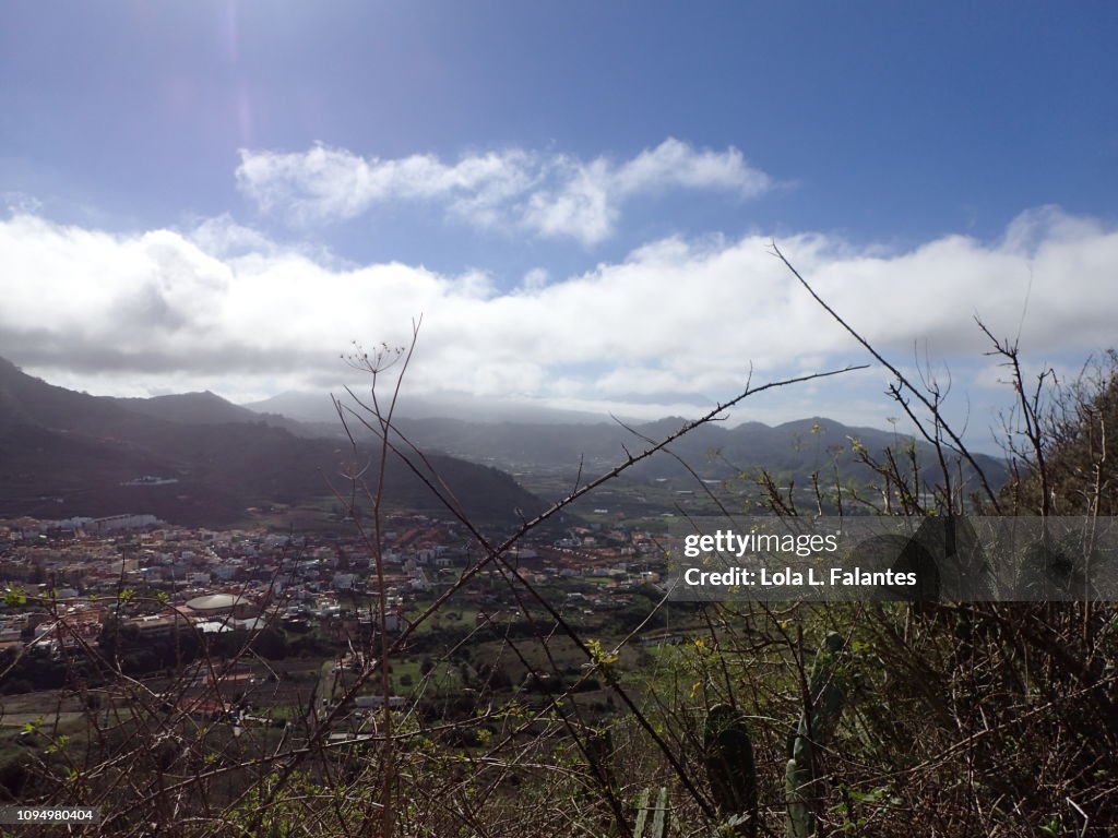 Tegueste's view from Anaga mountains, Tenerife